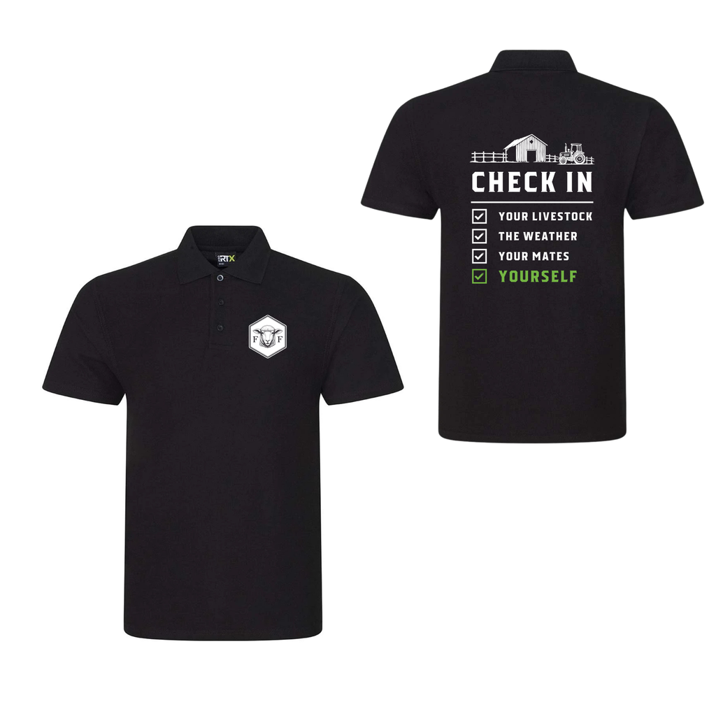 Mental Health Check in Polo Shirt