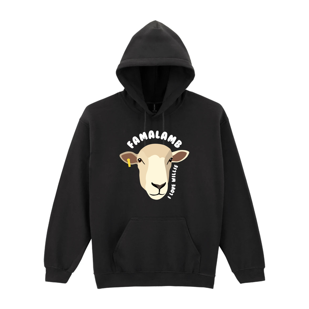 I Love Willie Heavyweight Hoodie