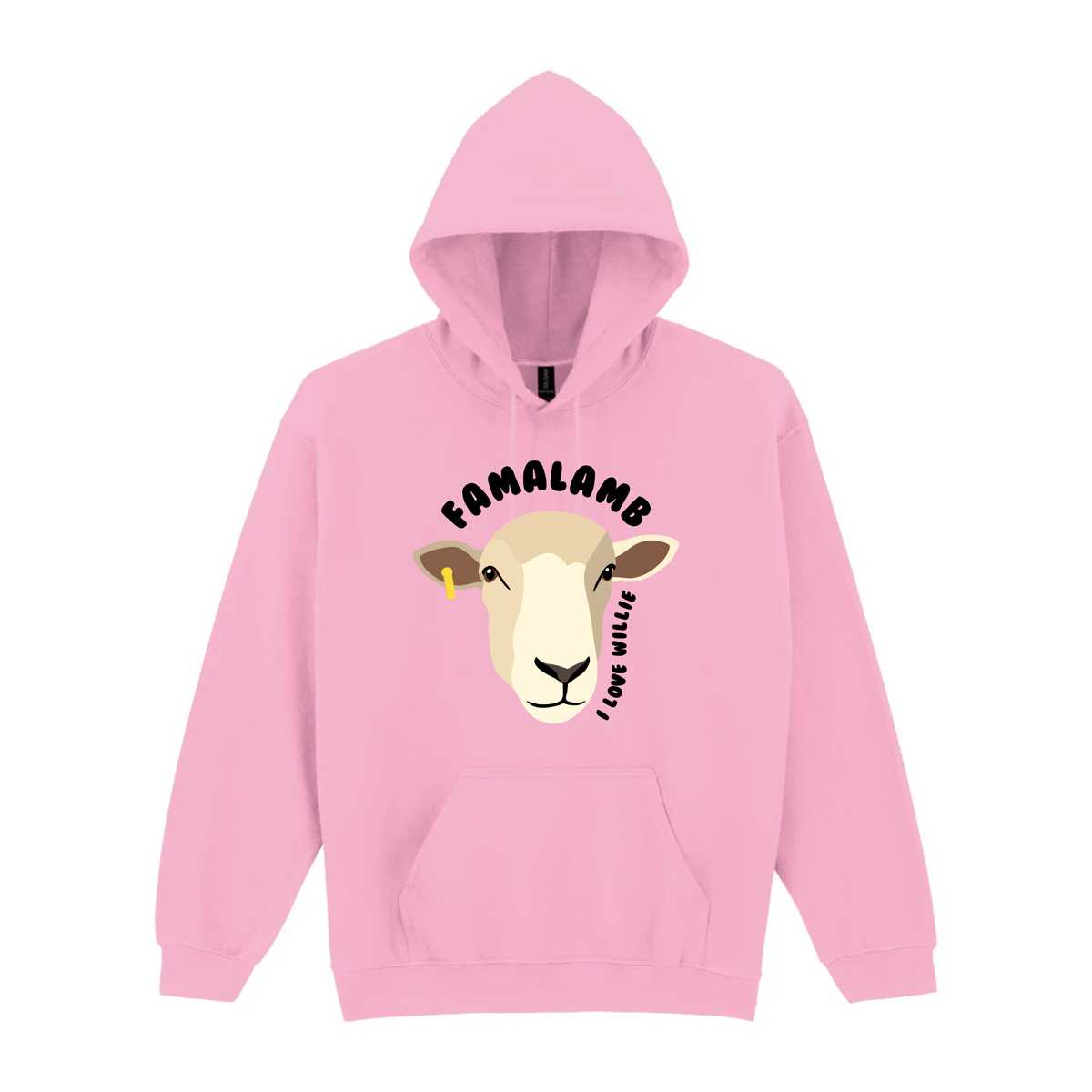 I Love Willie Heavyweight Hoodie