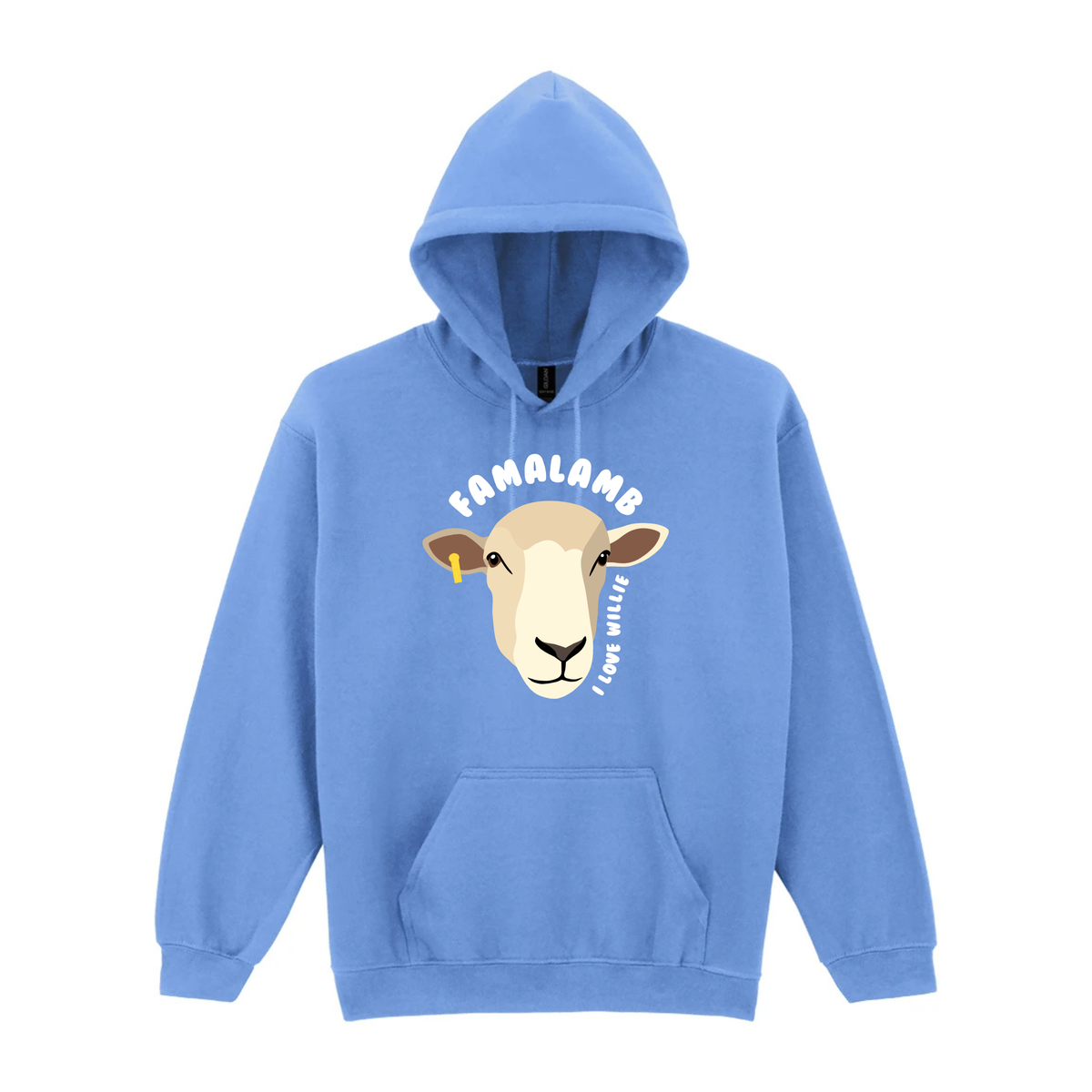 I Love Willie Heavyweight Hoodie