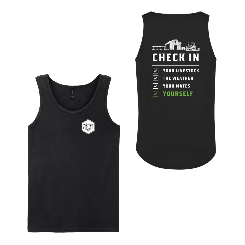 Mental Health Check in Men's Vest
