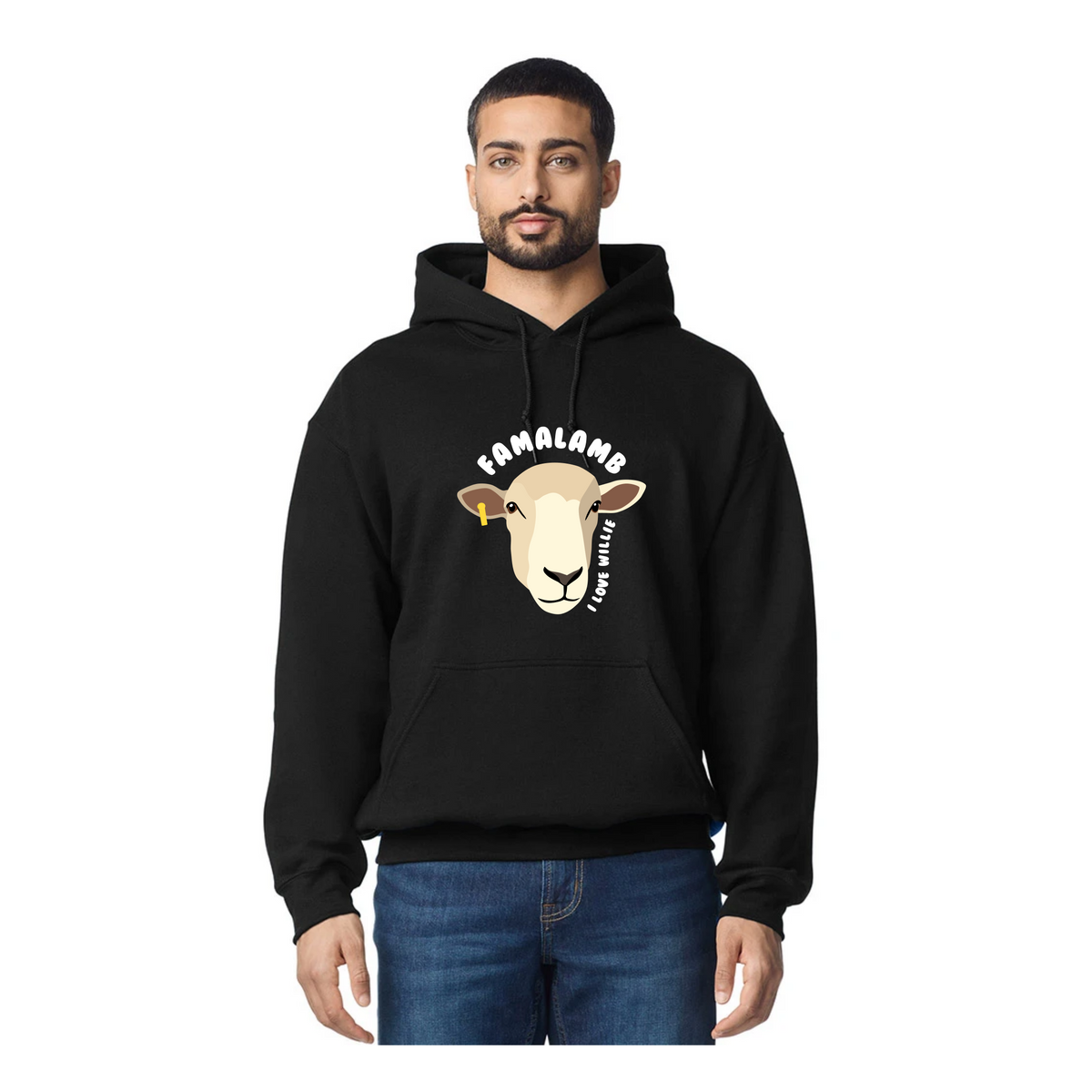 I Love Willie Heavyweight Hoodie