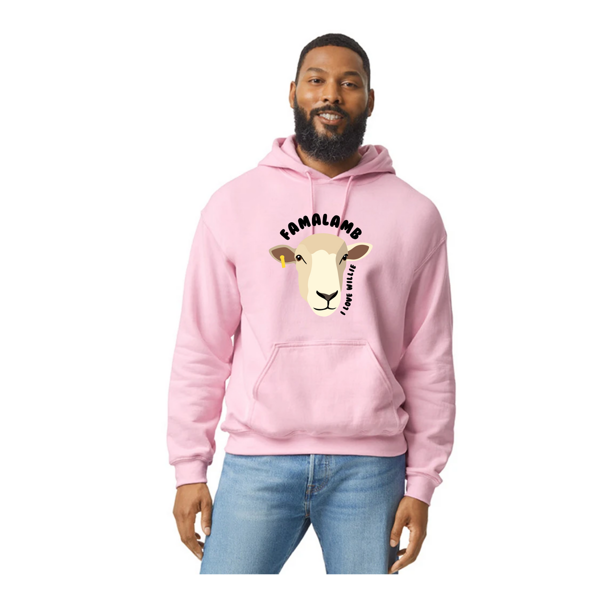 I Love Willie Heavyweight Hoodie